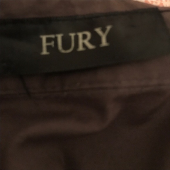 Brown button front dress with tie back - Picture 7 of 7